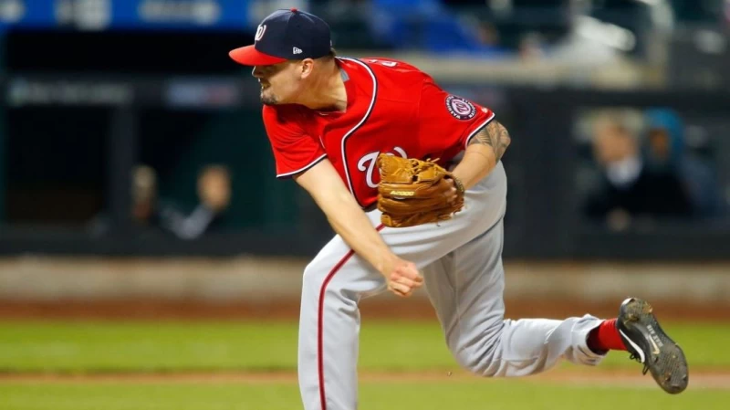 MLB國民隊終結者葛洛佛(Koda Glover)透露,自己賽前沖澡時受傷,卻沒有告訴球隊。圖/資料照片