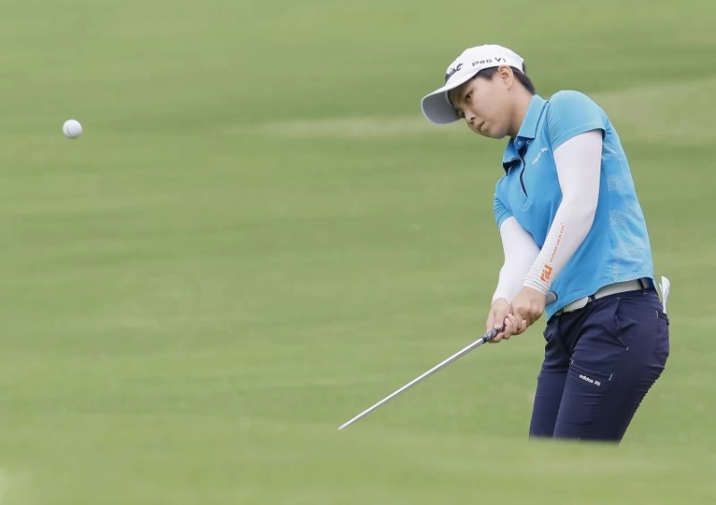 陳宇茹首回合68桿(-4),目前暫居領先。