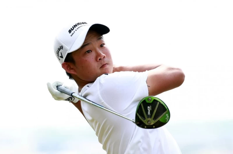 李玠伯第一天打出67桿(-5)並列第一。圖/大會提供