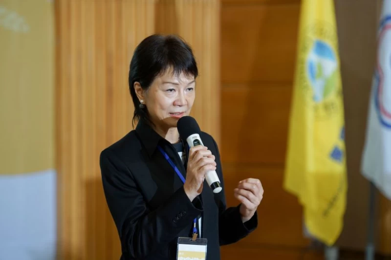 中華奧會沈依婷秘書長分享國際奧會體系組織與現況。圖/中華奧會提供