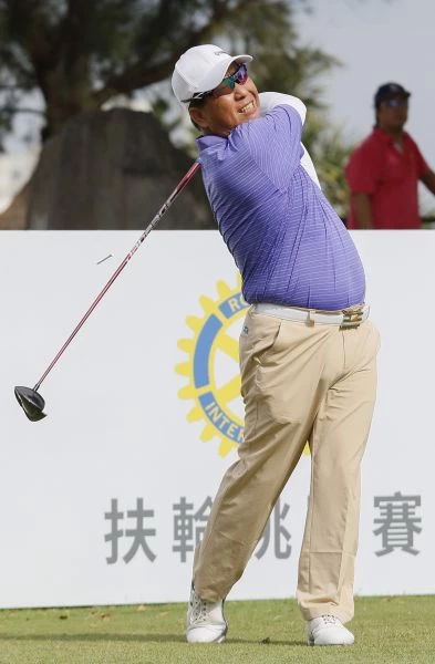 林吉祥今天繳出70桿(-2),目前並列第三。圖/大會提供(葉勇宏攝)