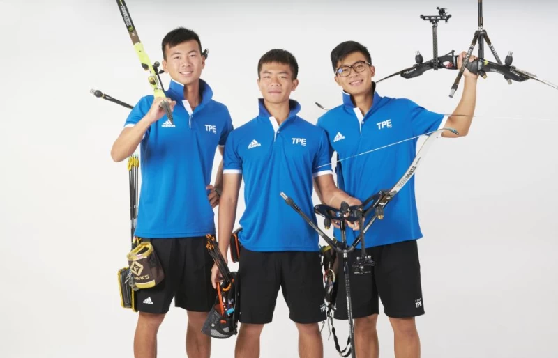 團體射箭男子反曲弓。大專體總提供