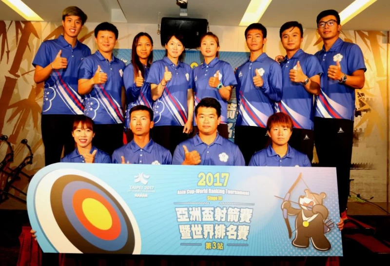 中華射箭隊以賽代訓,收到很好的效果。林嘉欣/攝影。