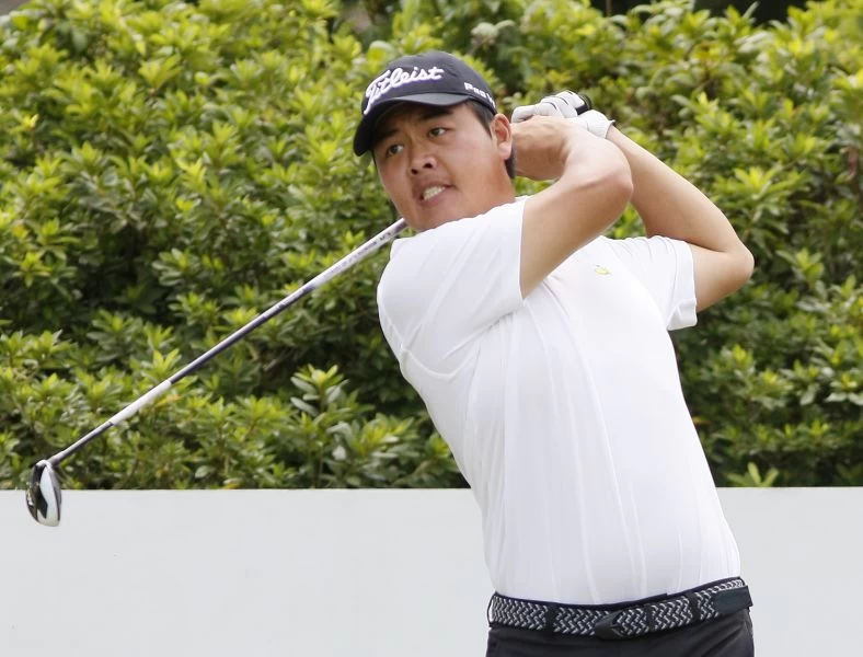 莊達鴻首輪70桿(-2),暫時並列第三。圖/大會提供(葉勇宏攝)