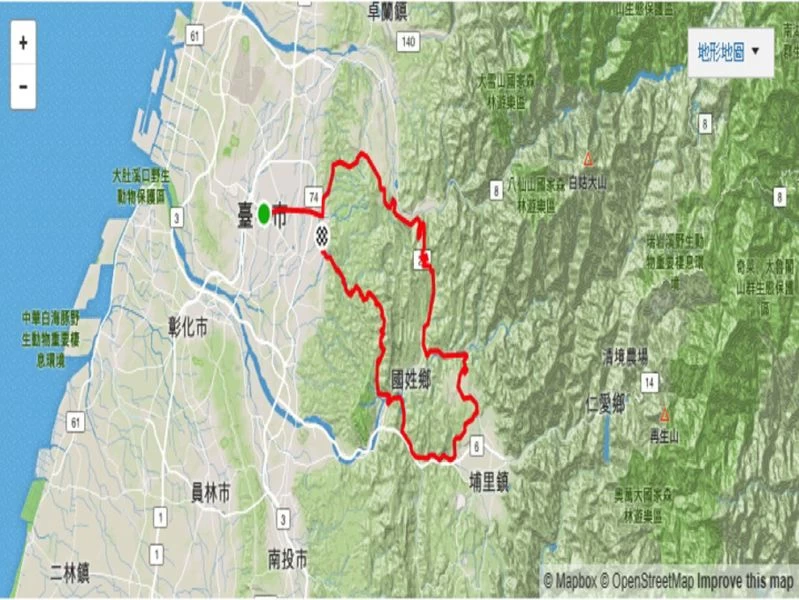 120公里環法挑戰組路線圖。騰風國際整合行銷／提供。
