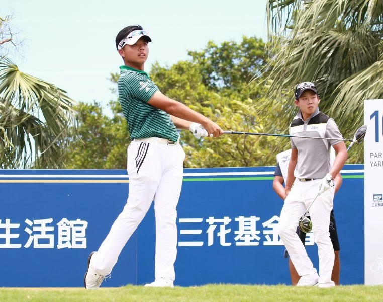第三回合洪健堯(-18)單獨領先。圖/大會提供