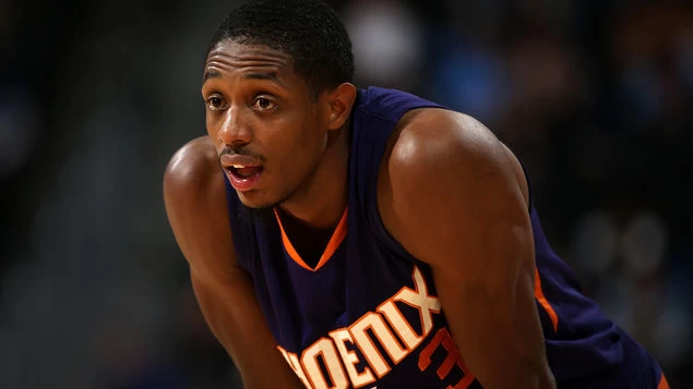 NBA鳳凰城太陽的奈特（Brandon Knight）因左膝前十字韌帶撕裂，2017-18球季恐報銷。圖/資料照片