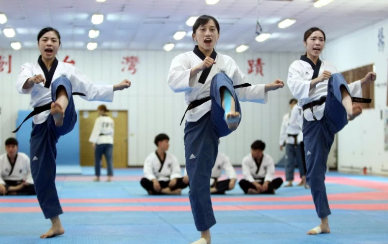 女子團體品勢也是我國世大運奪金希望所繫。林嘉欣／攝影。