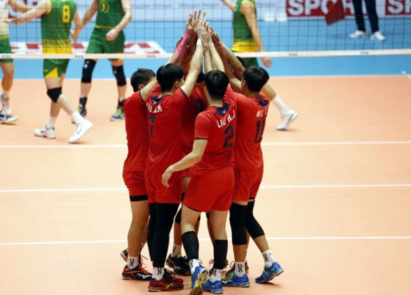 中華男排3：1勝澳洲。圖／AVC。