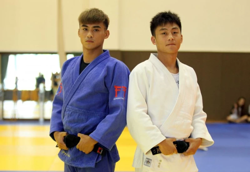 楊俊霆(右)、楊勇緯兄弟檔。林嘉欣/攝影。