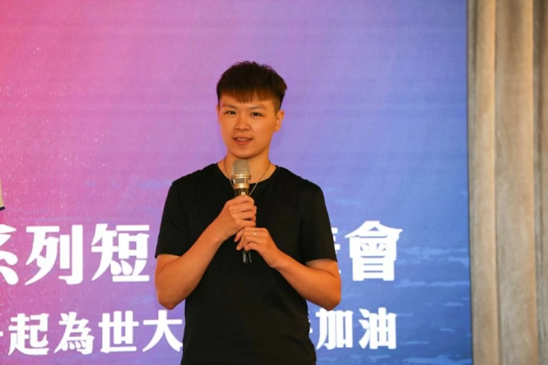 「挑戰極限篇」桌球國手陳思羽分享拍攝過程及備戰心情。圖/中華奧會提供