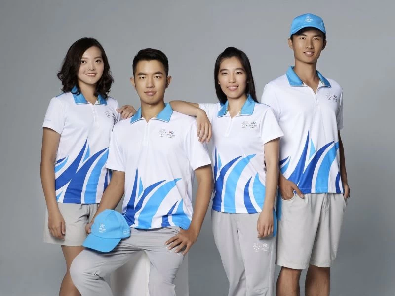 台北世大運官方服裝。台北世大運組委會提供