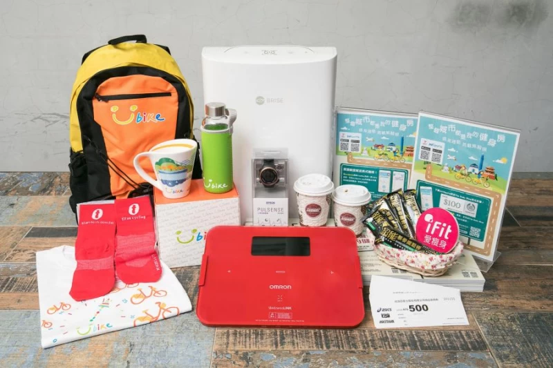 串聯YouBike、EPSON、OMRON、SUBWAY、7-11等健康生活品牌共祭出百萬獎品，鼓勵通勤族用YouBike健康里程數換健康好禮。圖/主辦單位提供