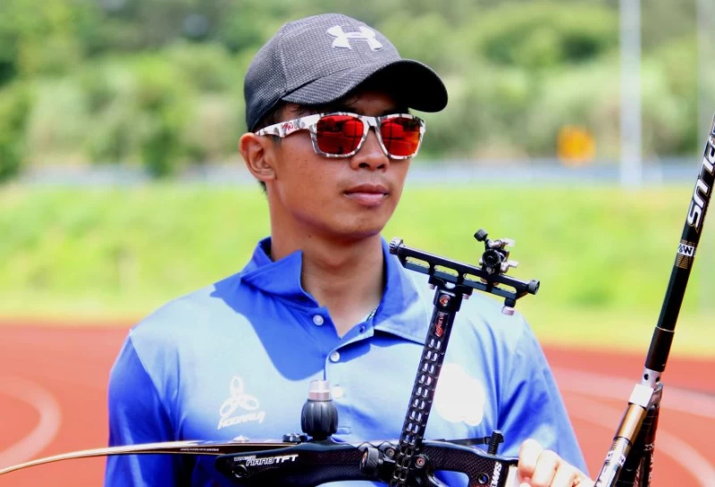 入選世大運國手,對彭士誠是很大的肯定。720 armour運動墨鏡/提供。