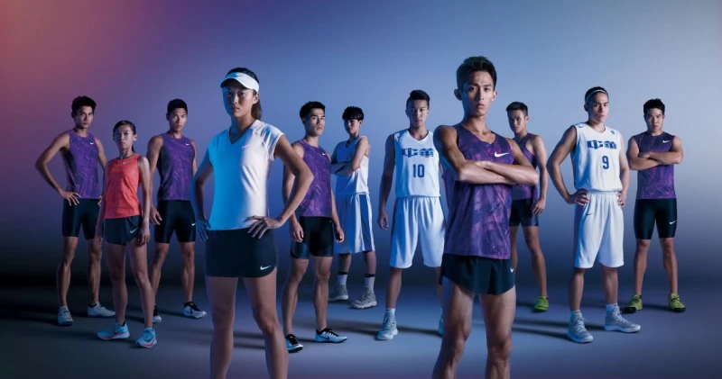 NIKE贊助的世大運選手集體帥氣亮相。NIKE提供