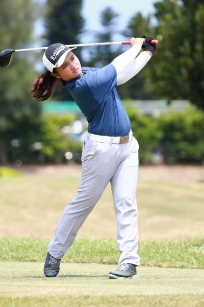 女子C組泰國選手萍寬P.CHOOKAEW(-7)領先十桿,明天篤定拿下冠軍。圖/大會提供(鍾豐榮丶林明源丶林聖凱攝)