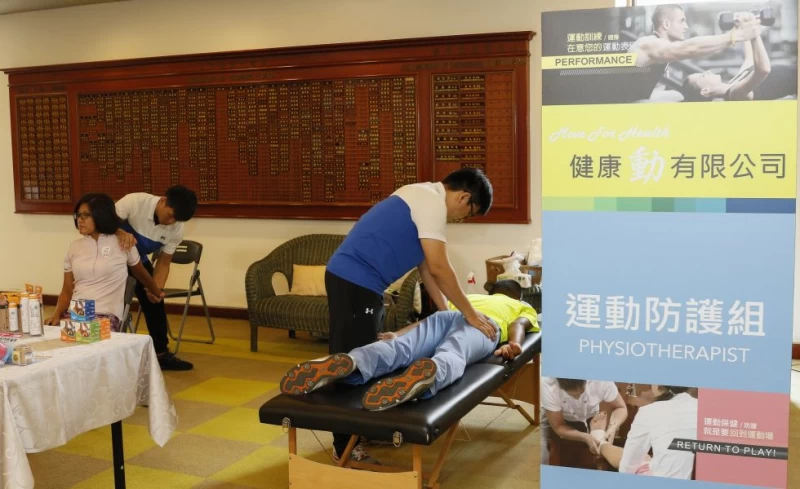 本屆太平洋聯盟青少年公開賽首度增設運動防護區。圖/大會提供(鍾豐榮丶林明源丶林聖凱攝)