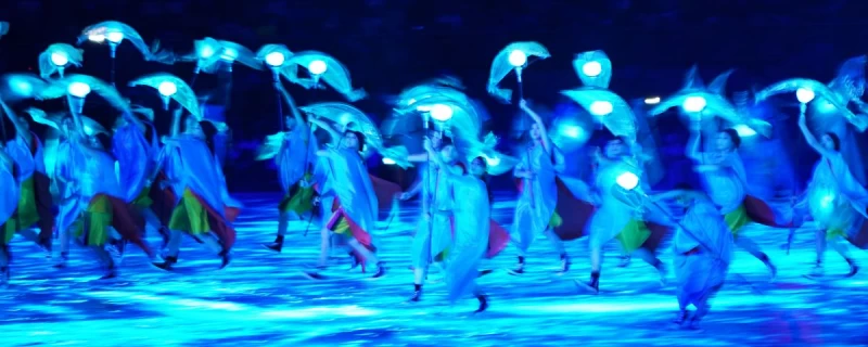 島嶼生成的表演。李天助攝