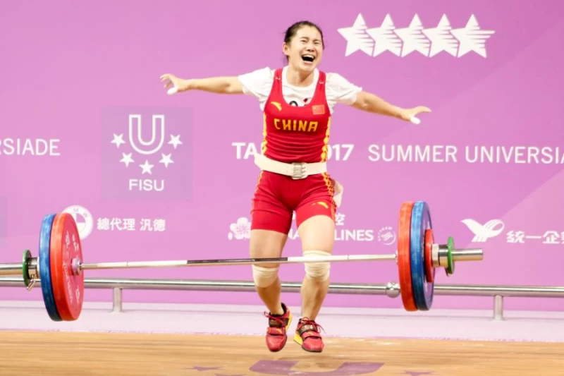 女子53公斤級中國選手劉鳳獲得銀牌。圖/台北世大運組委會提供