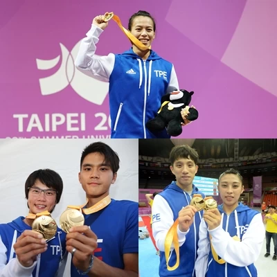 世大運單日三項奪4金。李天助攝