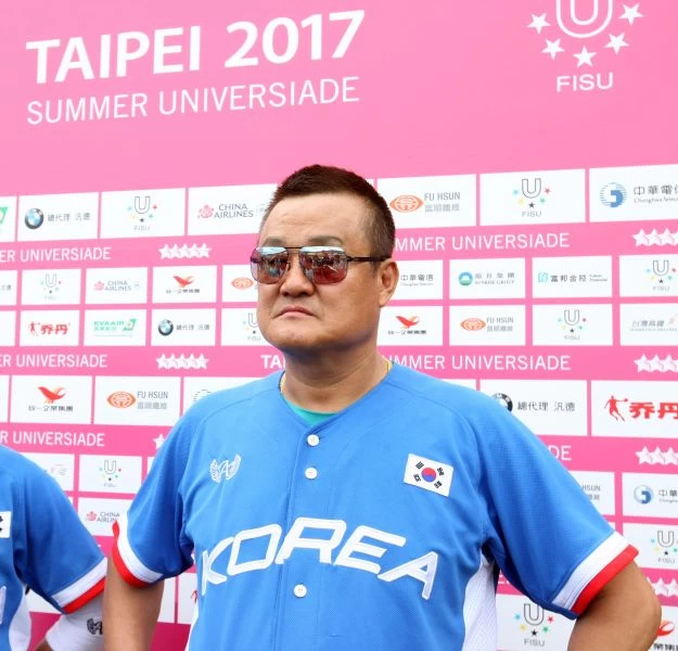 韓國隊總教練張彩根認為前一場面對捷克因為太緊張才會導致輸球。圖/2017世大運組委會提供