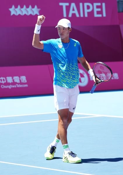 莊吉生因為天氣炎熱,一度陷入苦戰,但最終仍成功帶走勝利。圖/李天助攝