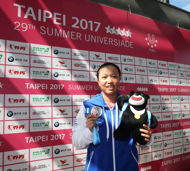 李亞軒奪下女單銀牌。李天助攝