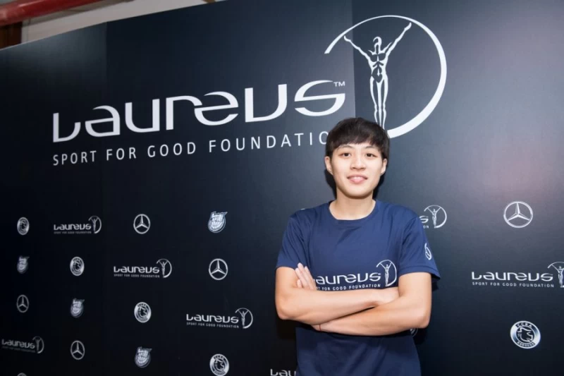 世大運中華女籃防守悍將朱育勤，用自身經驗鼓勵大家絕不輕言放棄的運動家精神，以盛大的體育競賽激勵年輕一代。