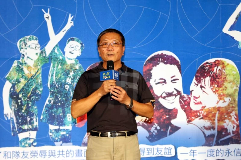 體育署長林德福。林嘉欣／攝影。