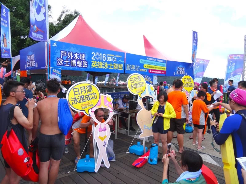 黑貂行銷拍照攤位。黑貂提供