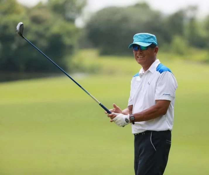 張宏達首回合71桿暫並列第二。資料照片