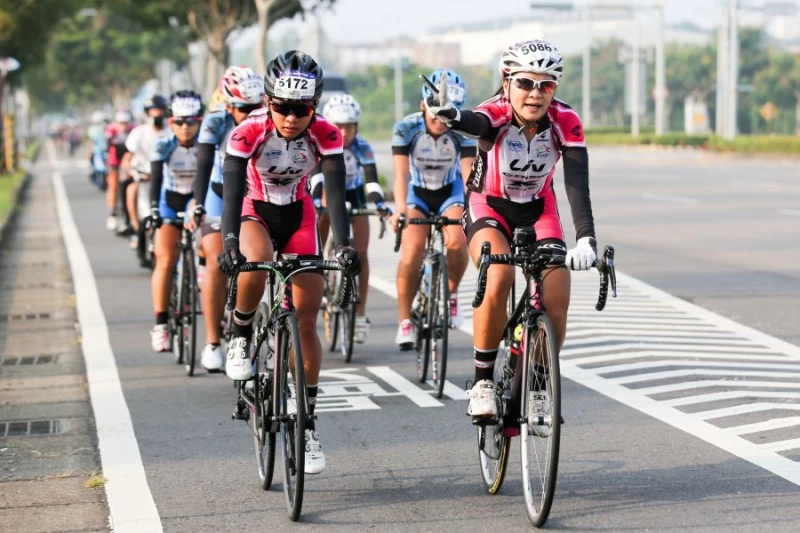 台中市女子隊也參與Liv50K女子自我挑戰。捷安特提供