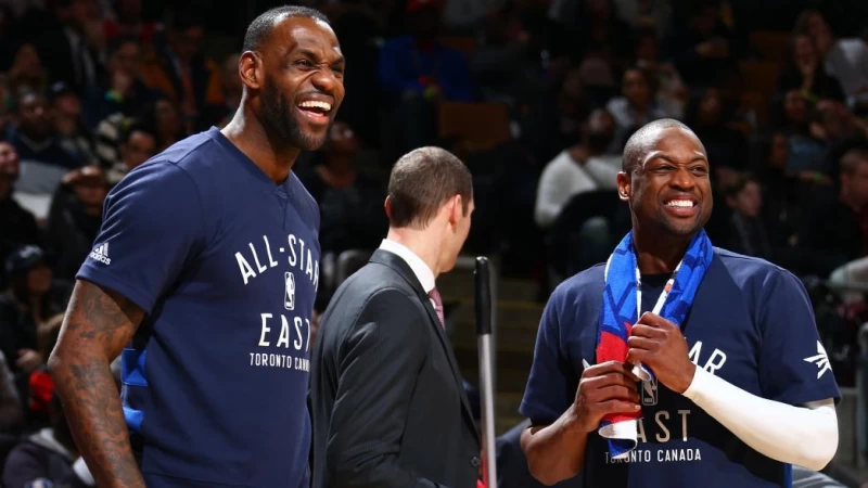 Dwyane Wade新賽季確定加入騎士,再和LeBron James合體。圖/美聯社