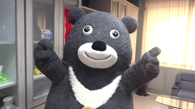 熊讚也來幫台灣男足站台。泰達運動顧問公司提供
