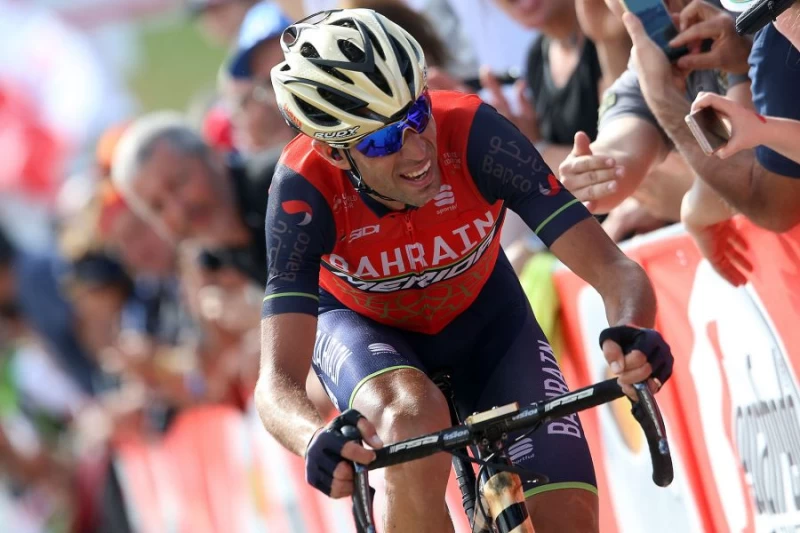 巴林‧美利達隊〝鯊魚〞文森佐‧尼巴利(Vincenzo Nibali)將來台挑戰台灣登山王。巴林‧美利達一級職業車隊/提供。