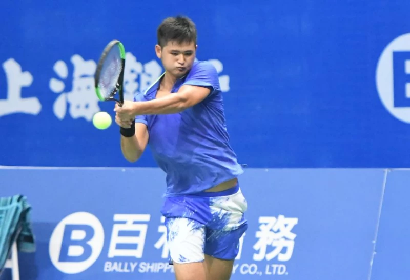 台灣19歲小將吳東霖惜於首輪止步。