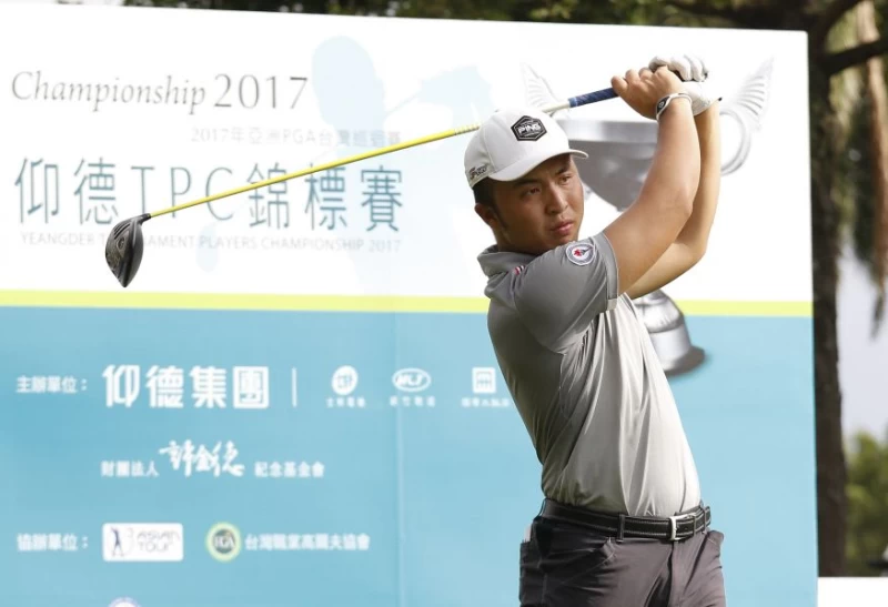 業餘選手王文暘(-2),目前業餘選手中表現最佳。圖/大會提供(鍾豐榮丶葉勇宏攝影)
