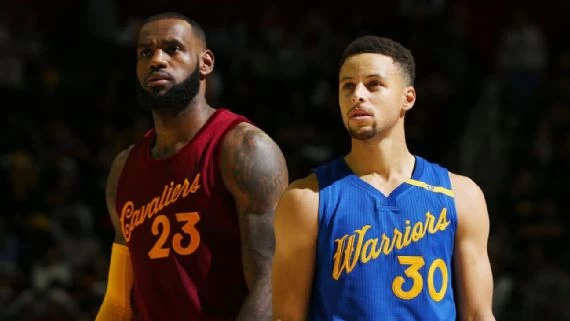 柯瑞、詹姆斯在明星賽聯手。 圖/取自ESPN
