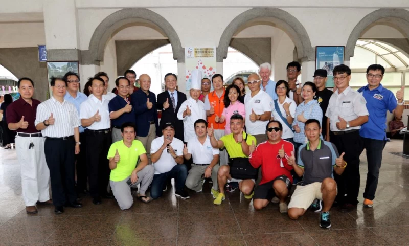 中華民國自行車騎士協會東部訓練中心18日揭牌！中華民國自行車騎士協會／提供。