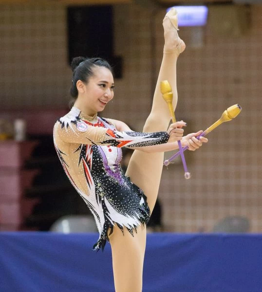 宋語涵奪下今年全運韻律體操女子全能金牌。
