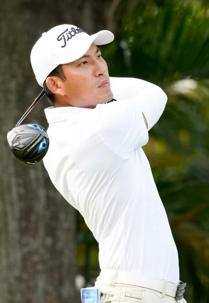 彭弘瑾(-5)暫並列第三。圖/TPGA提供(陳宏佳攝)