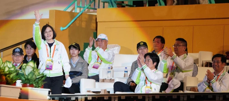 總統蔡英文親自到場。李天助攝