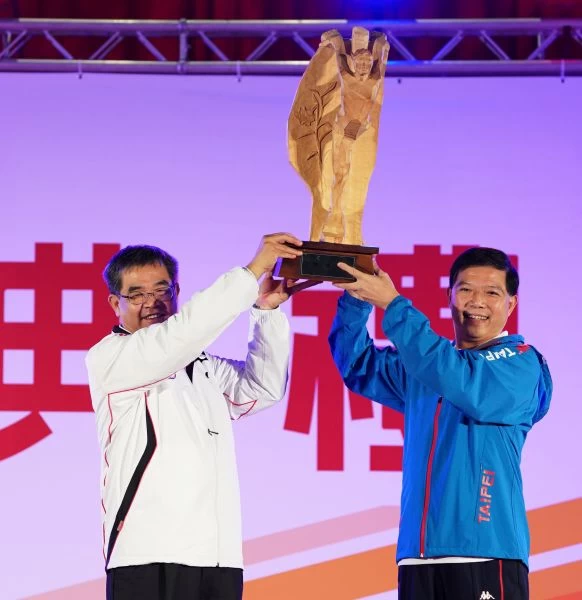 台北市獲頒總統獎。李天助攝