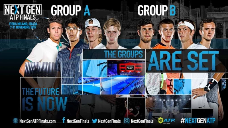 ATP新生代總決賽7日開戰。摘自ATP官網