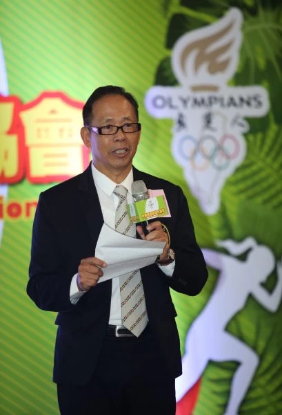 奧運人協會理事長翁明義。李天助攝