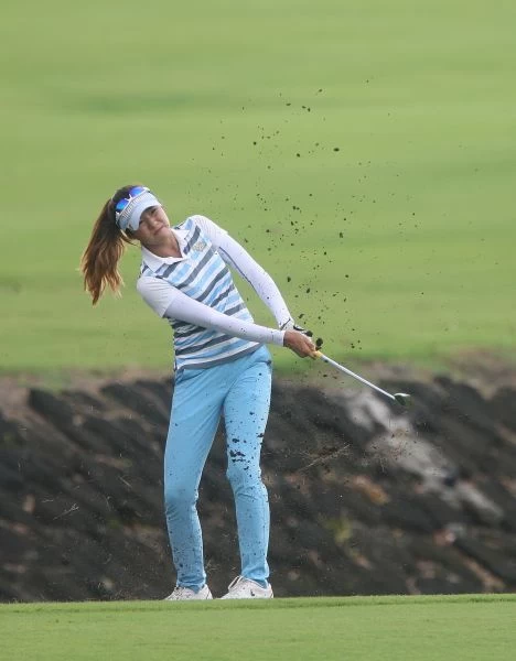 雷努卡以兩回合139桿獨居領先。圖/TLPGA提供