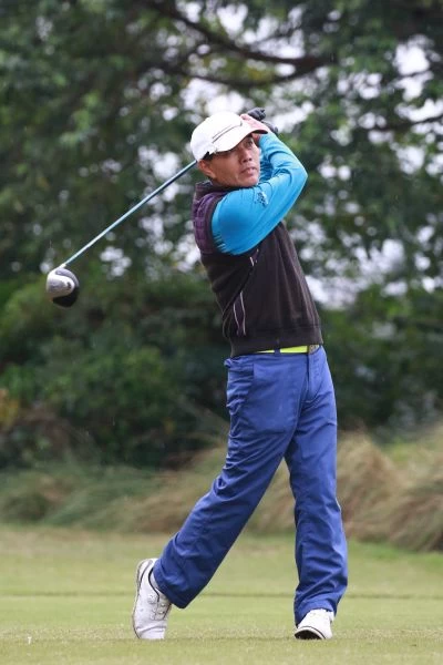 2017桃園菁英長春公開賽第一回合張木川69桿(-3)並列第一。圖/大會提供(鍾豐榮攝)
