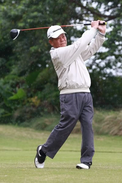 2017桃園菁英長春公開賽首回合林清河70桿(-2)並列第四。圖/大會提供(鍾豐榮攝)