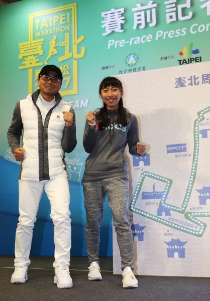 南韓紀錄保持人李鳳柱(左)及國內好手陳宇璿(右)將與選手們一同體驗臺北之美。圖/李天助攝