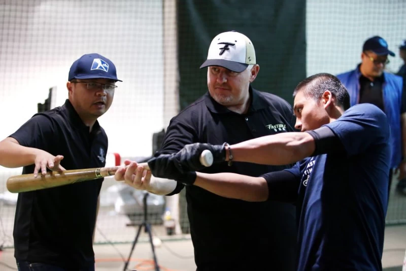 美國芝加哥「Fastball USA棒球學校」創辦人Mike Ryan也是這次教練團成員之一。圖/中職提供
